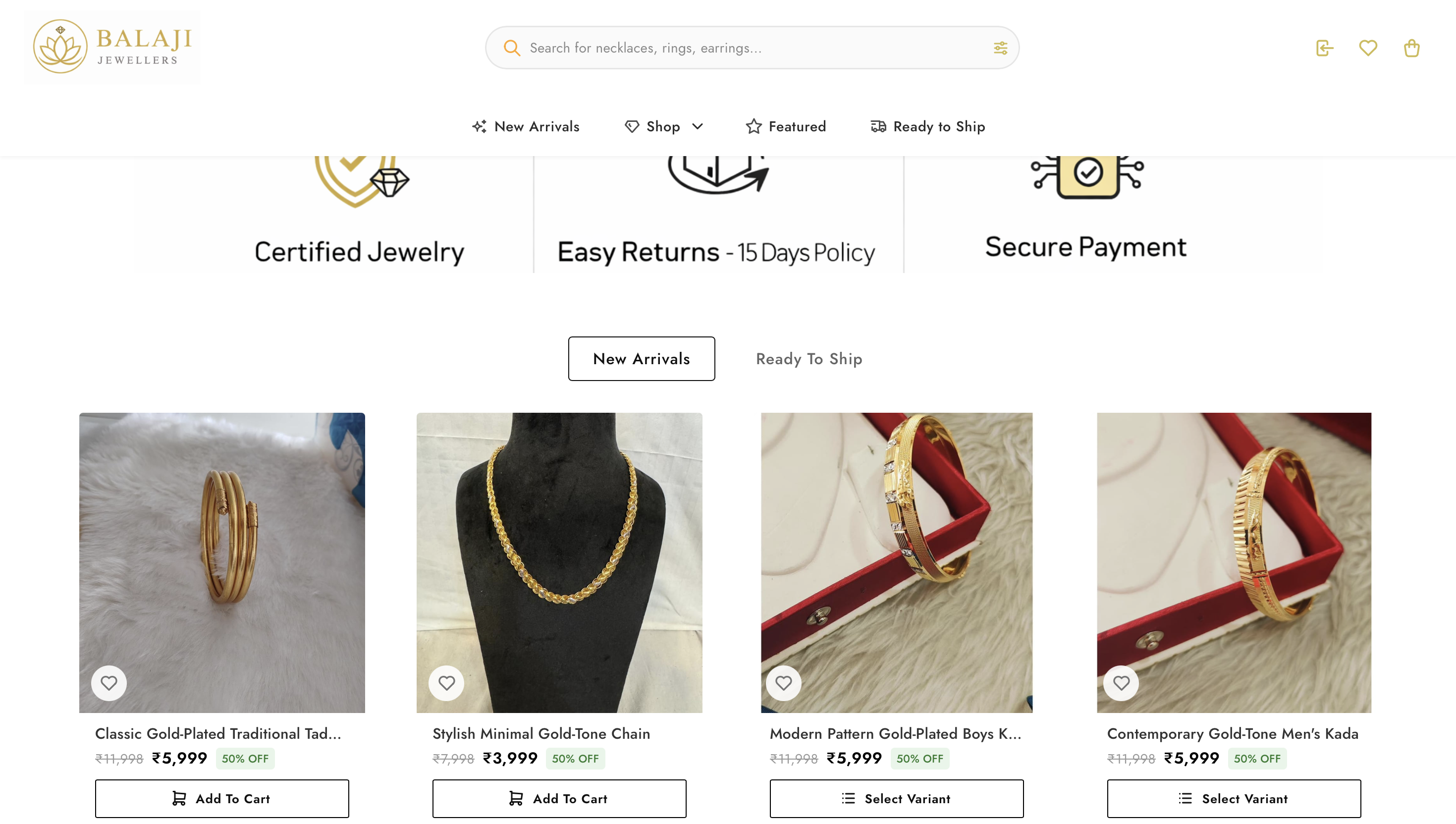 Balaji Platform Screenshot